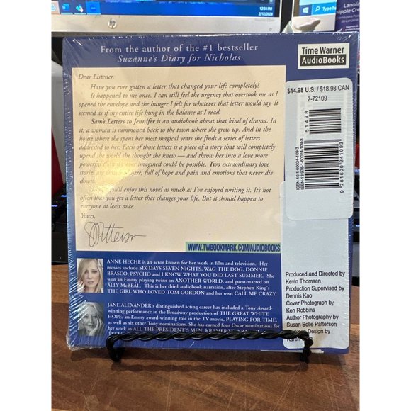 Sams Letters To Jennifer Replay Edition Audio CD James Patterson 2007 Romance - Picture 2 of 4
